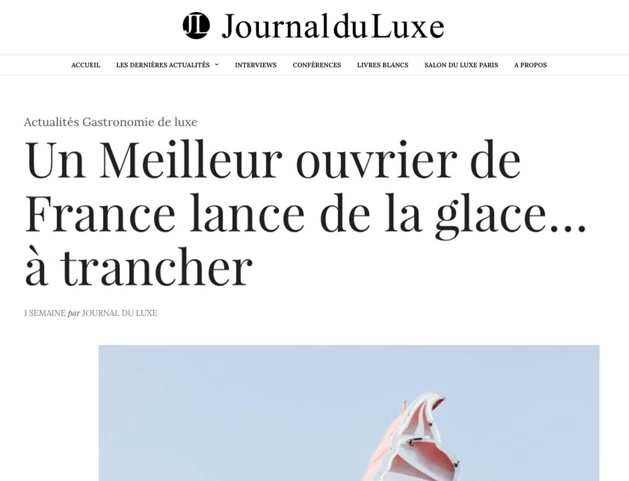 journal du luxe wesmael