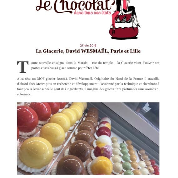 chocolat glacerie