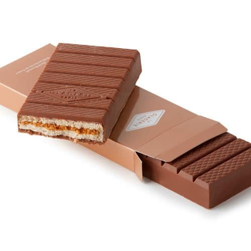 Tablette de Chocolat Glacée Lait - Noisettes - Caramel